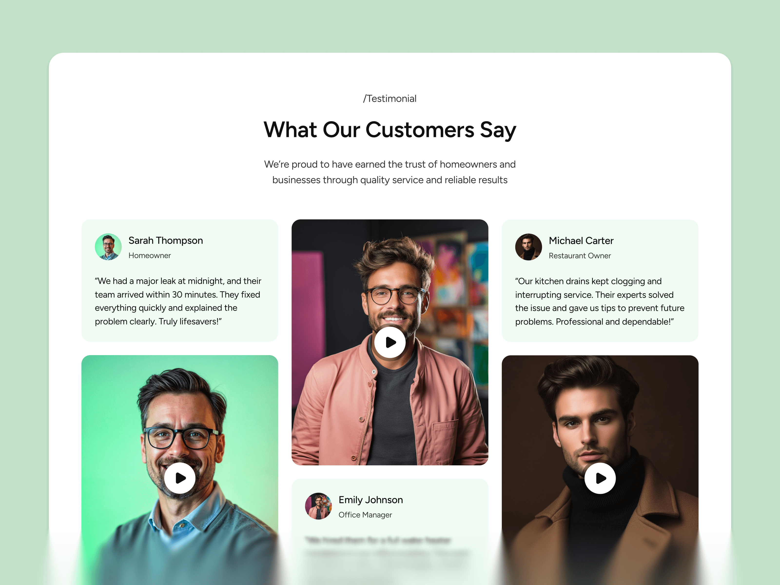 webflow plumbing template