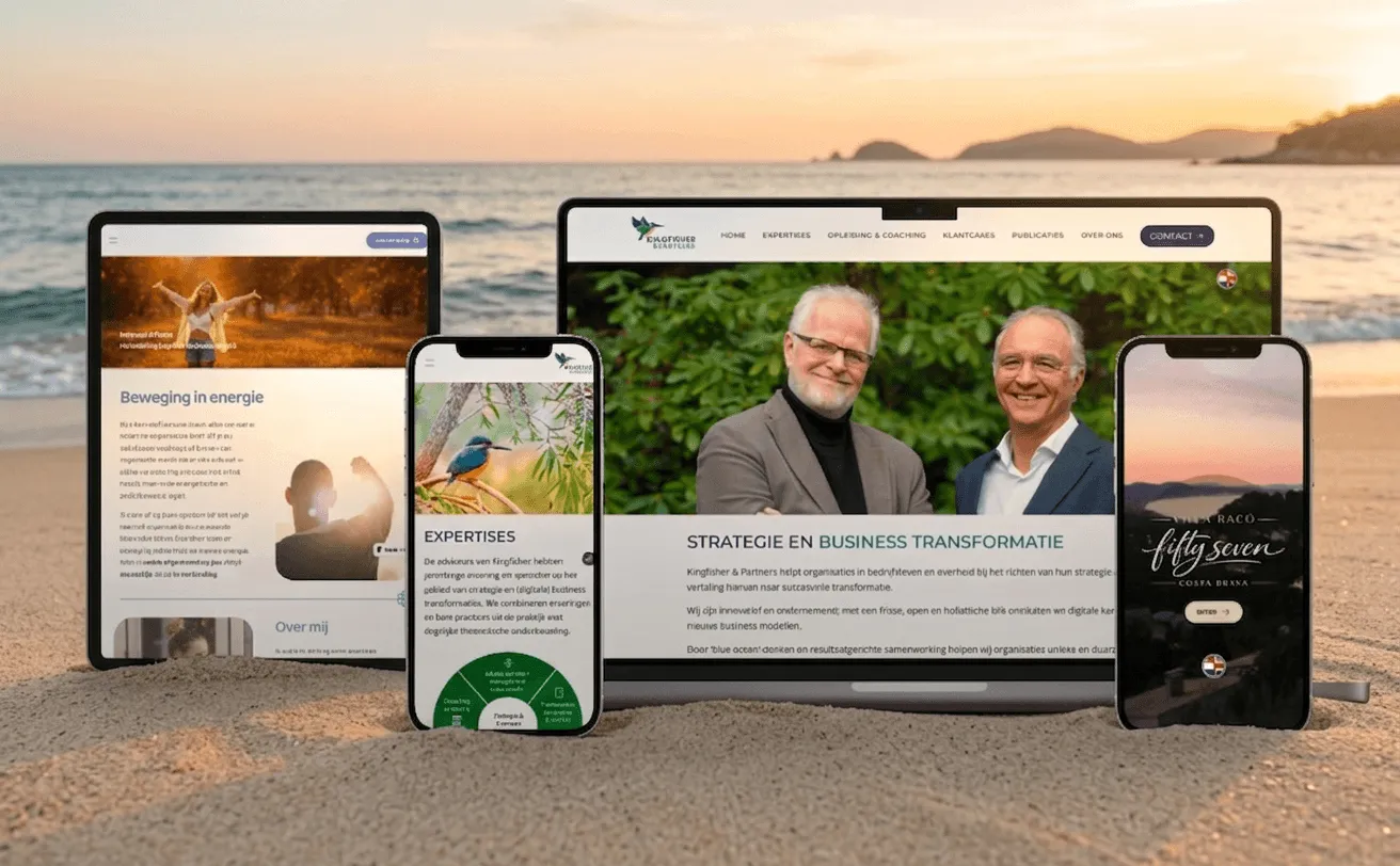 Responsive website ontwerp ontwikkeld door the horizon lab gevestigd in Nijmegen