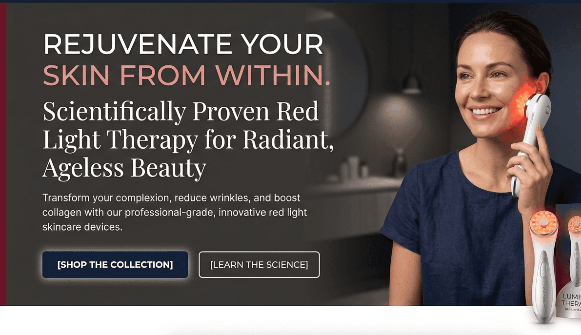 Red Light Therapy Skincare Device Brand | Premium DTC Beauty Tech