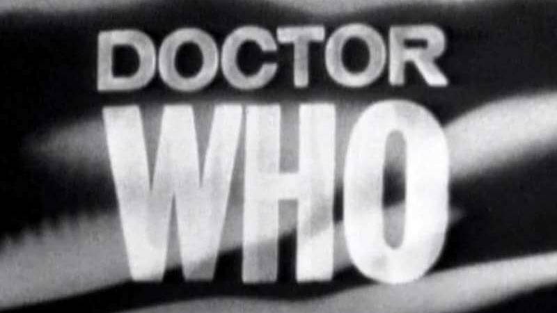 The original Doctor Who logo