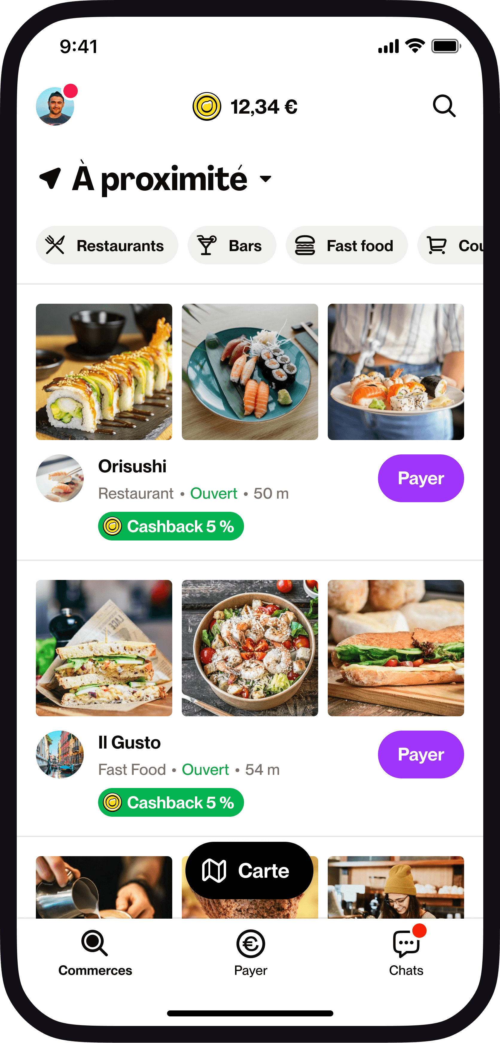 Trouvez les commerces à proximité de chez vous.