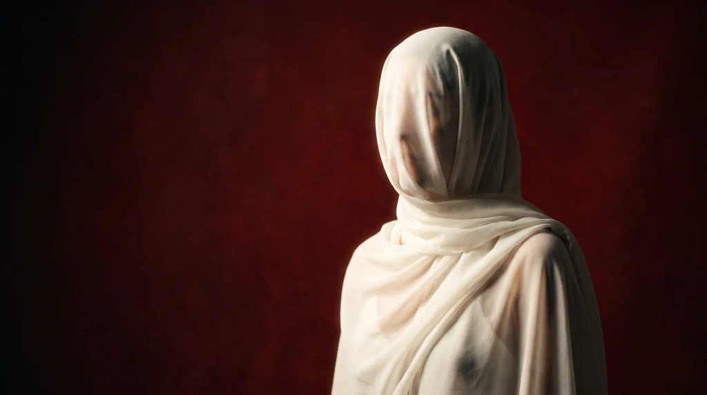 White drape
