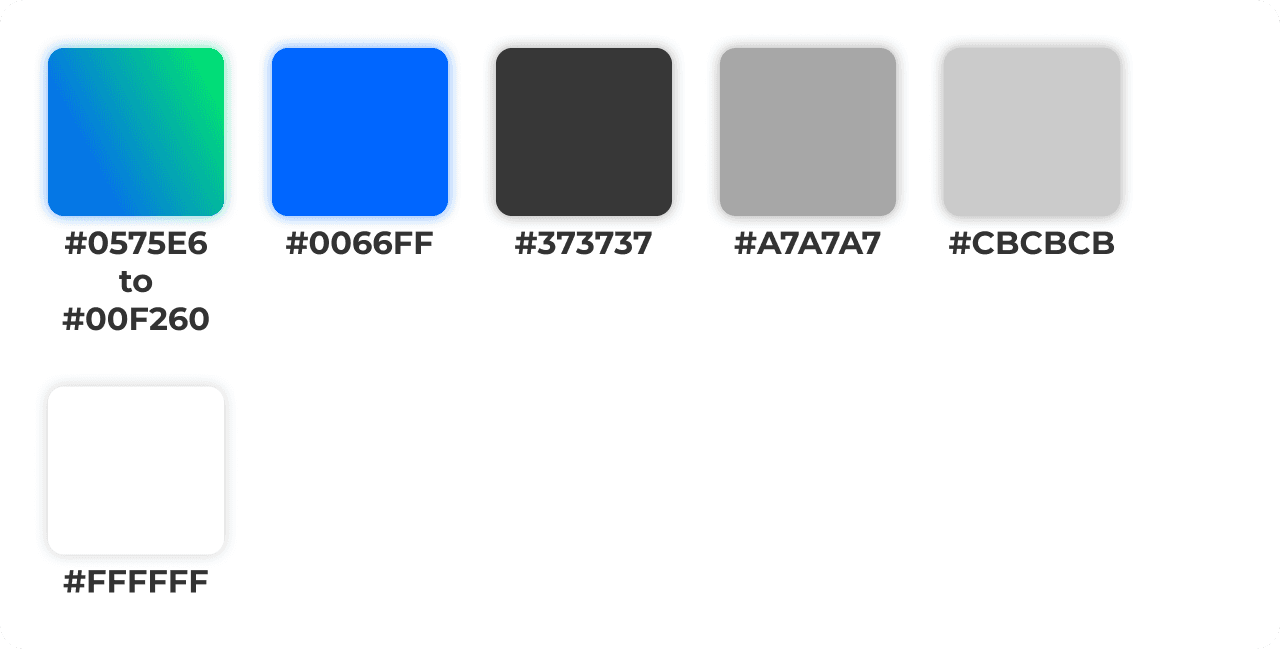 Imagem contendo a paleta de cores do design.