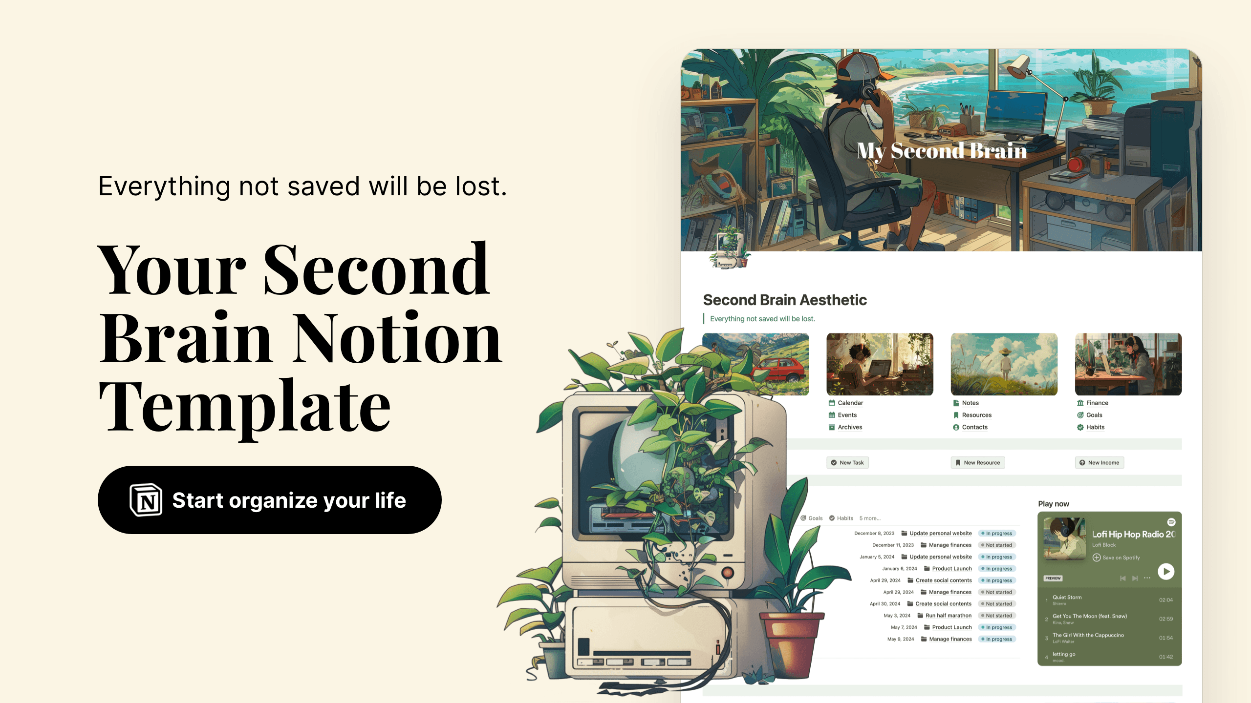 20+ Best Notion Calendar Templates