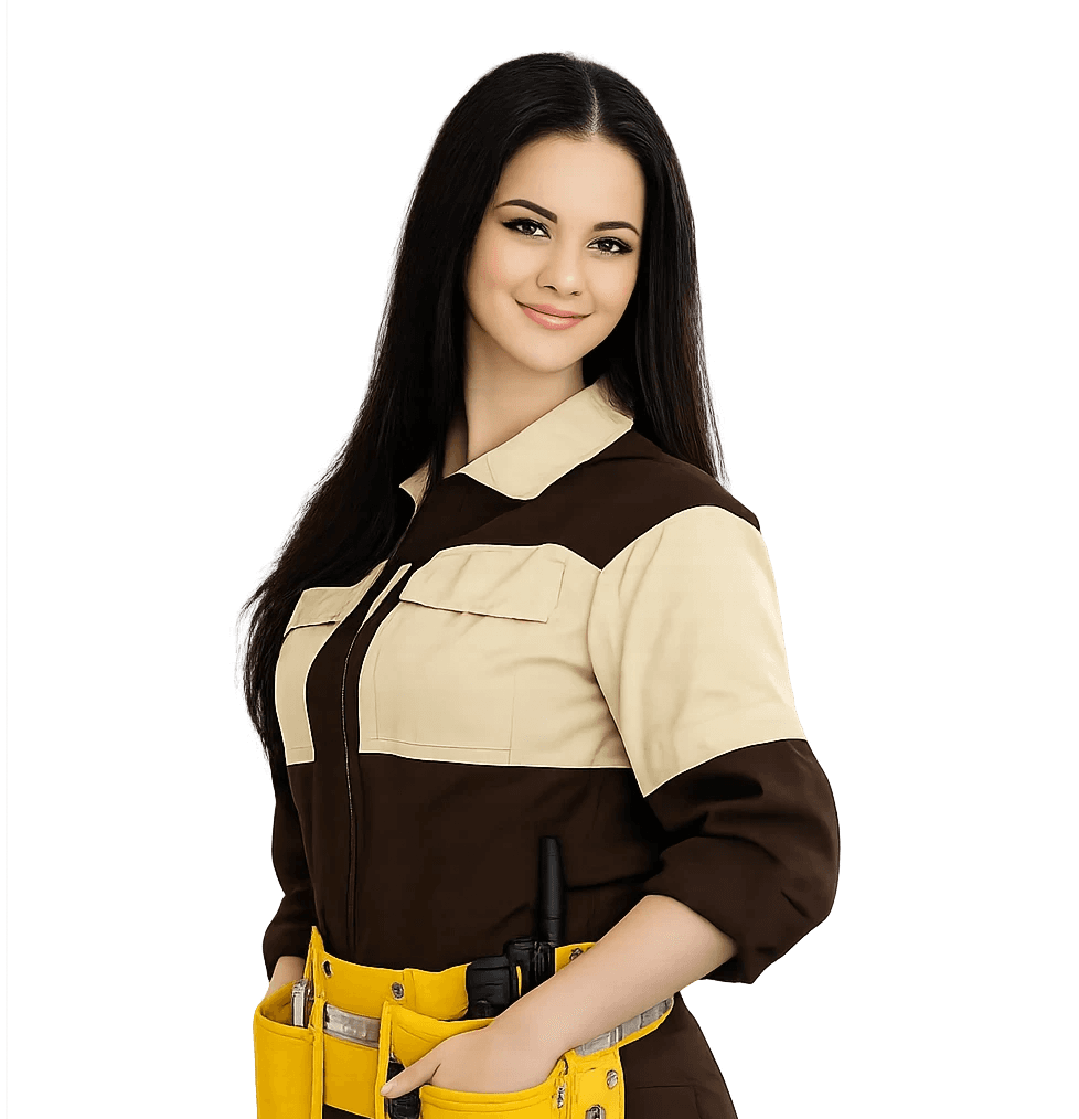 Image of a cratfwoman smilling