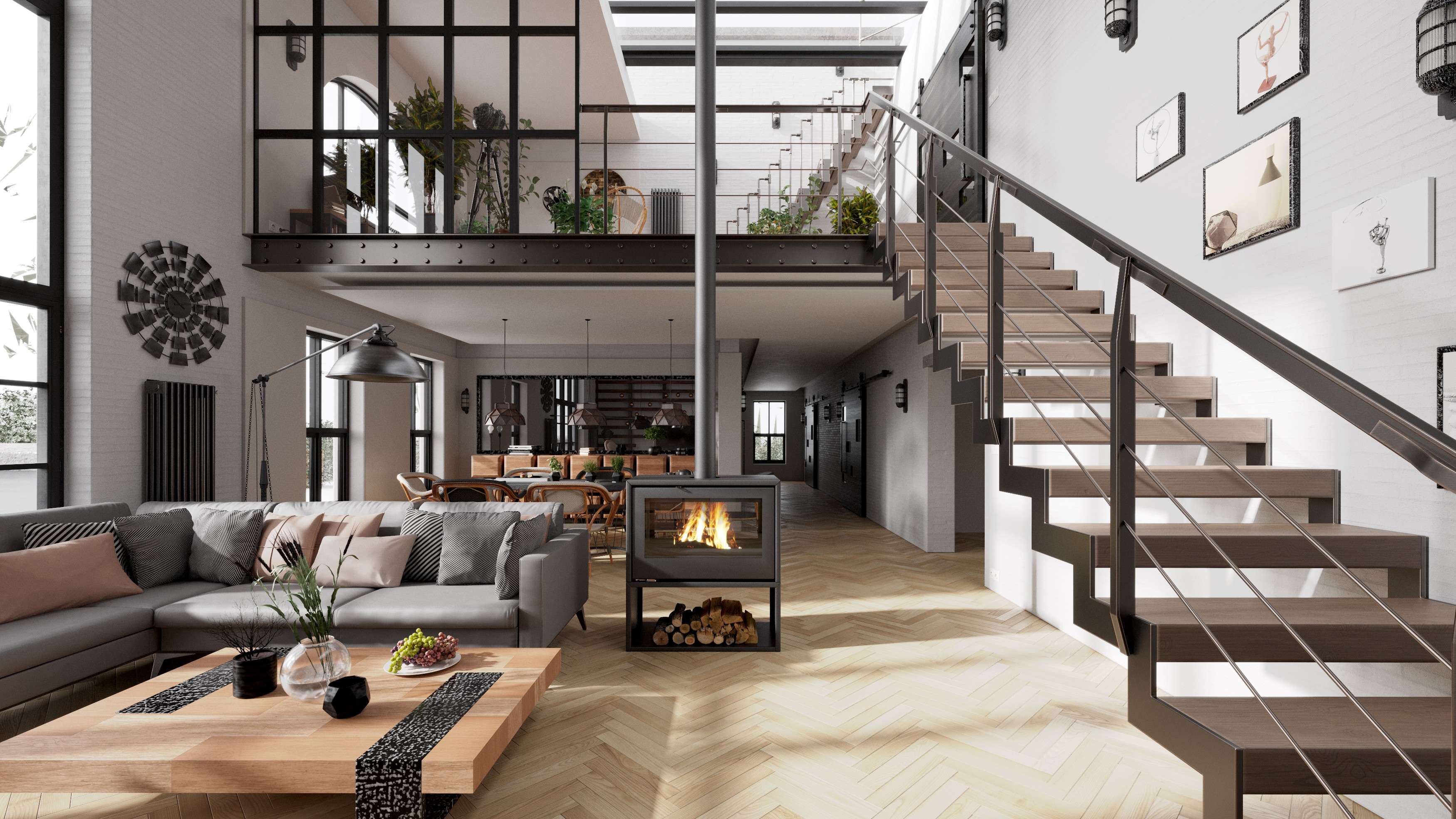 Woman in bright green jacket holding a crate with pink purse, bold typography background, October 2025 fashion portfolio.