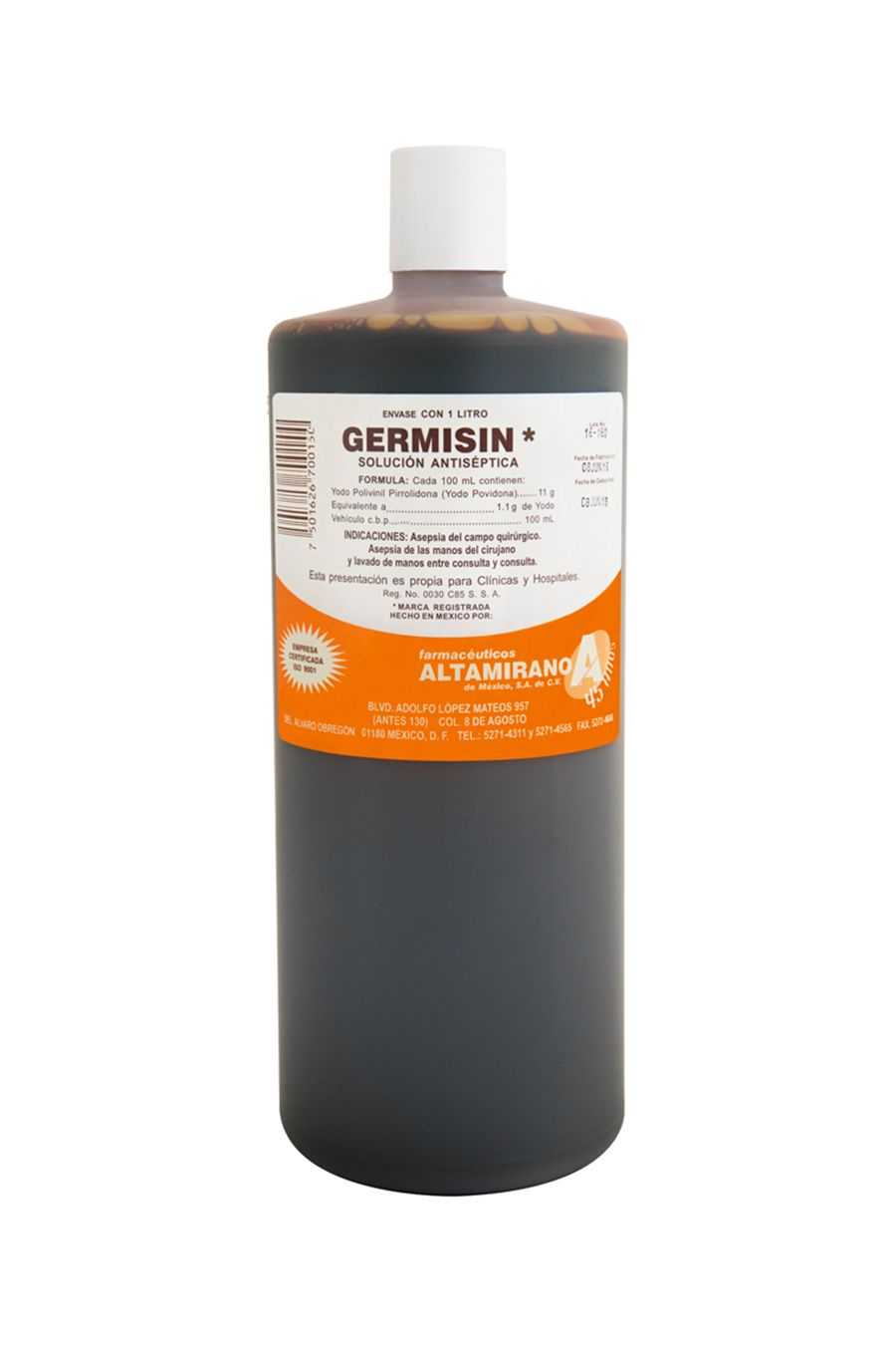 Soluciones Antisépticas con Yodopovidona Orbex