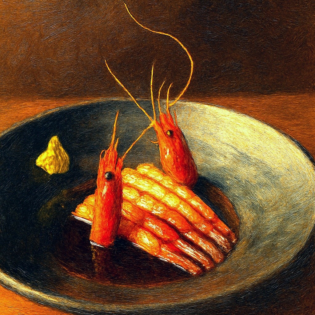 dish on white ceramic plate