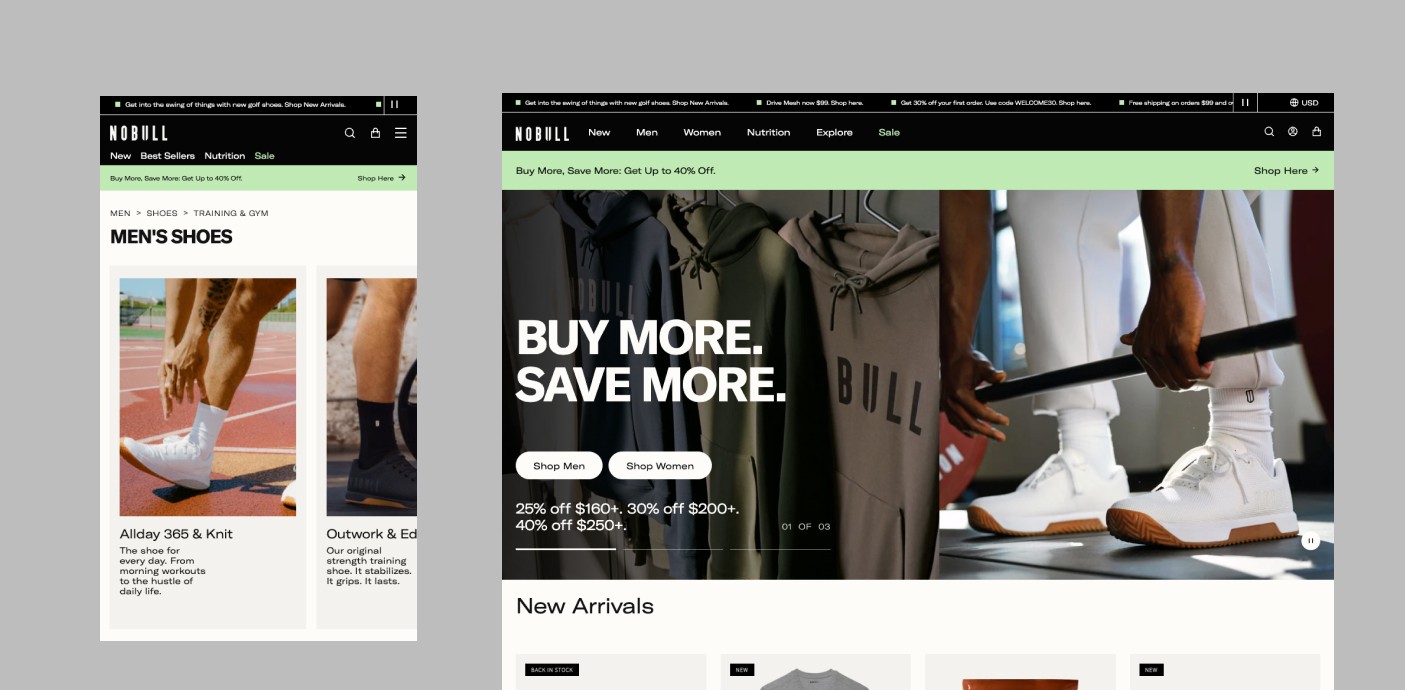 Two nebulae with stars in deep space.