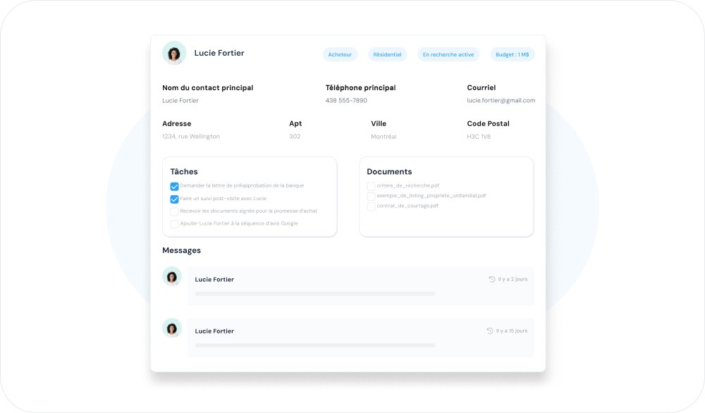 Accédez en toute simplicité à toutes vos informations et interactions