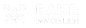 BAUR IMMOBILIEN logo with ornate crossed keys.