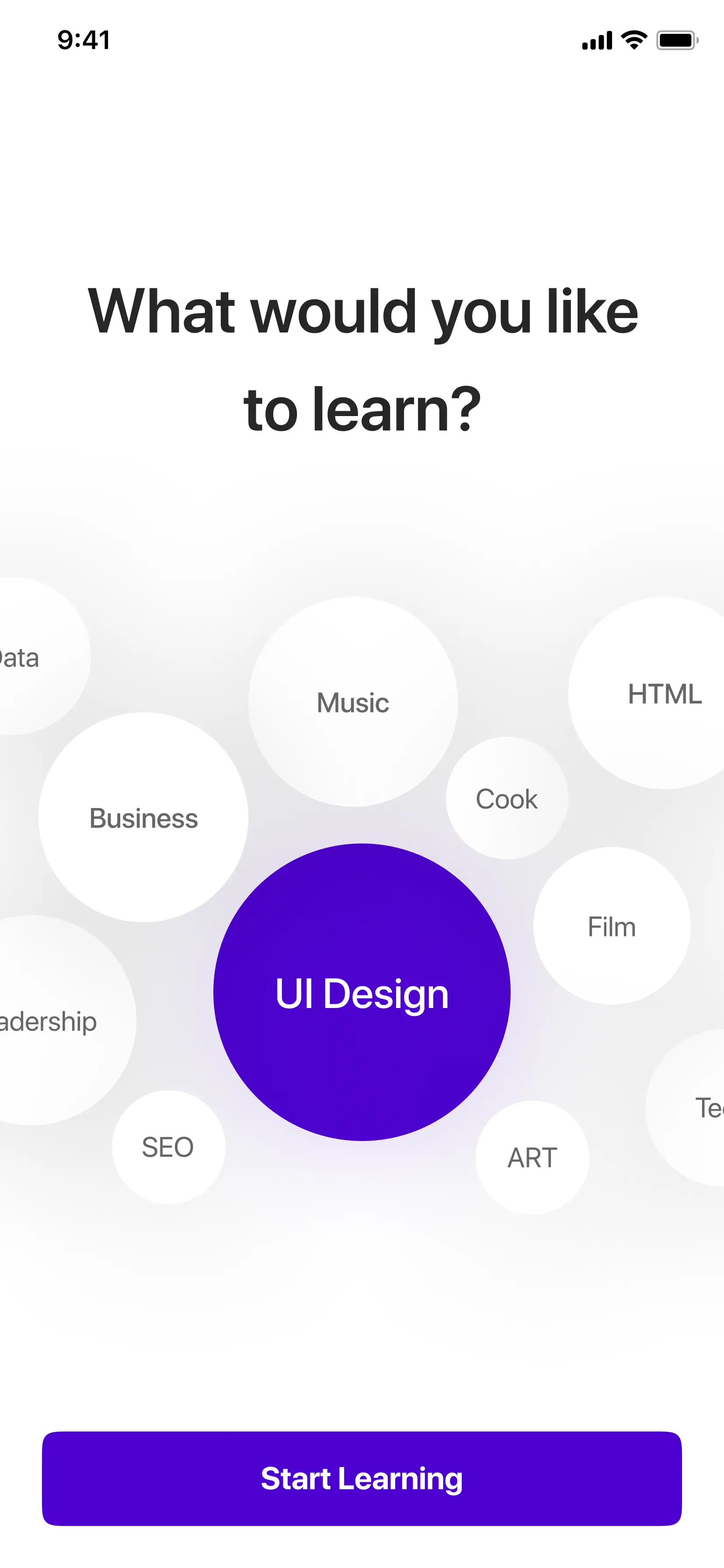 EduGate Category Screen