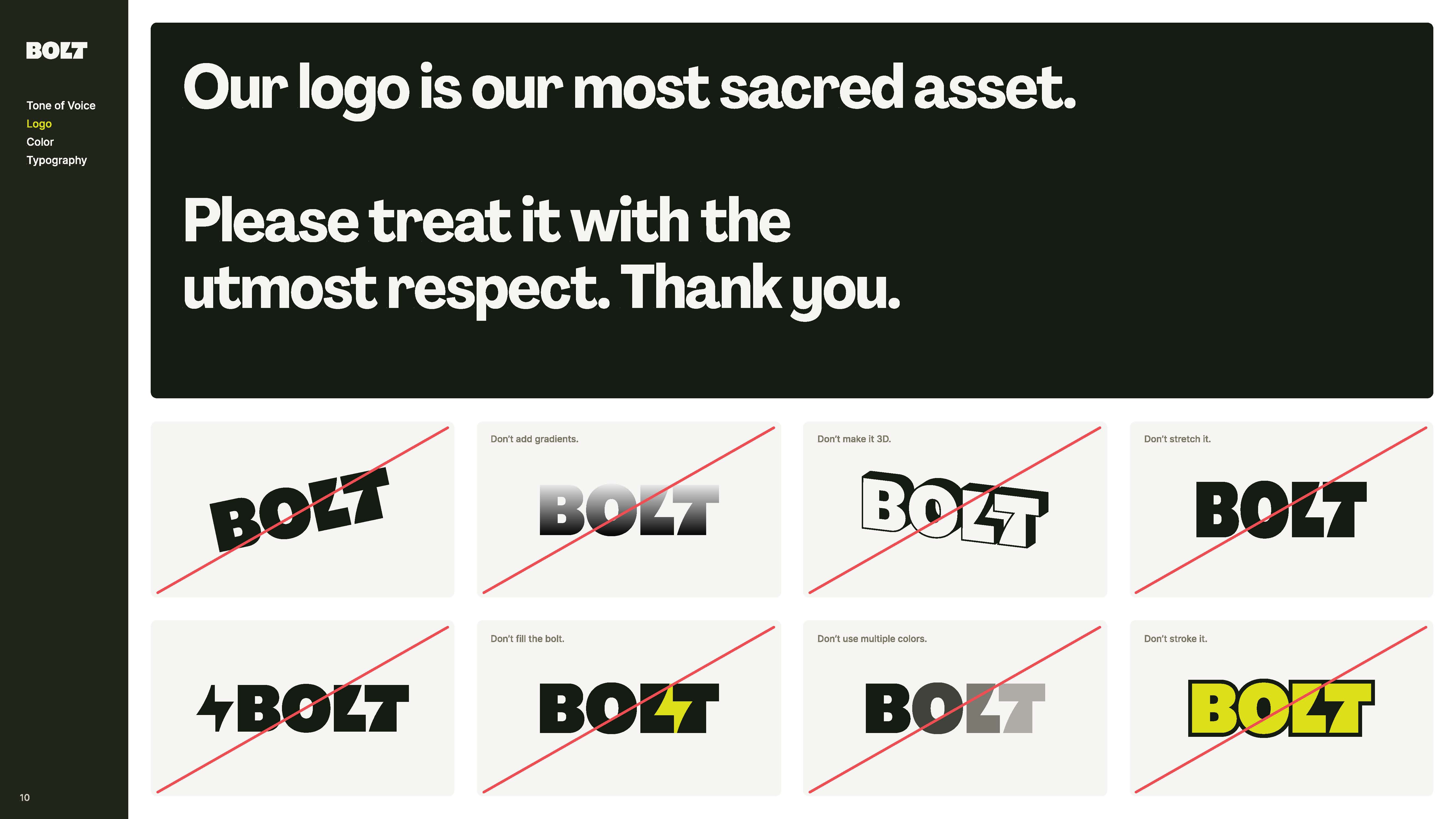 BOLT visual identity, visual 5