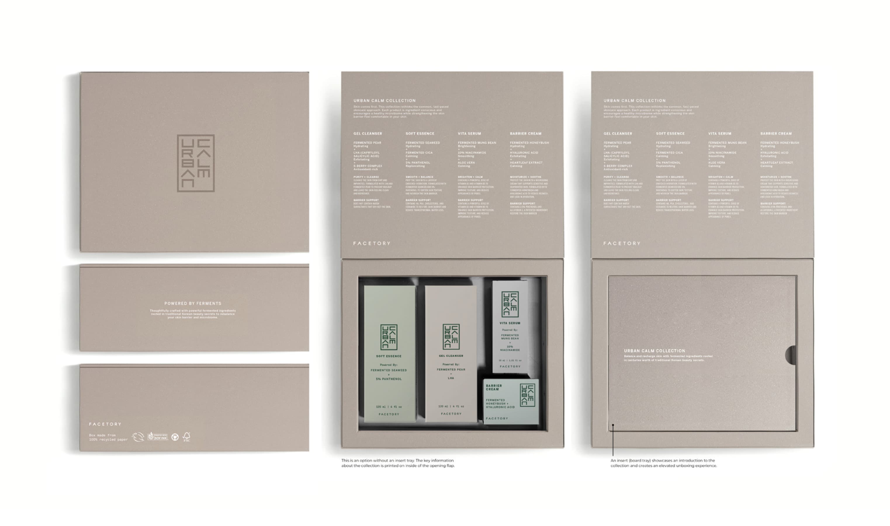 Urban Calm packaging case