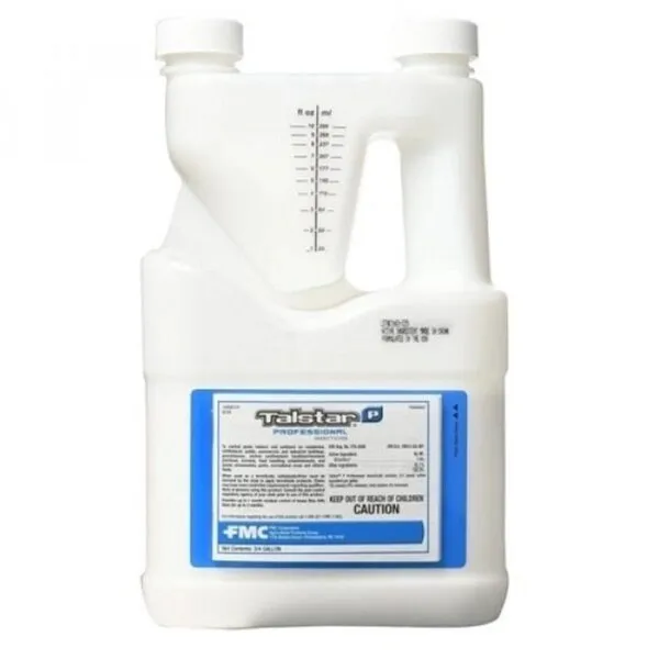 A white plastic container with a blue label, likely containing a liquid cleaning or disinfecting product.