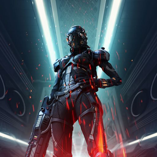 3d illustration of character in a full-body suit.