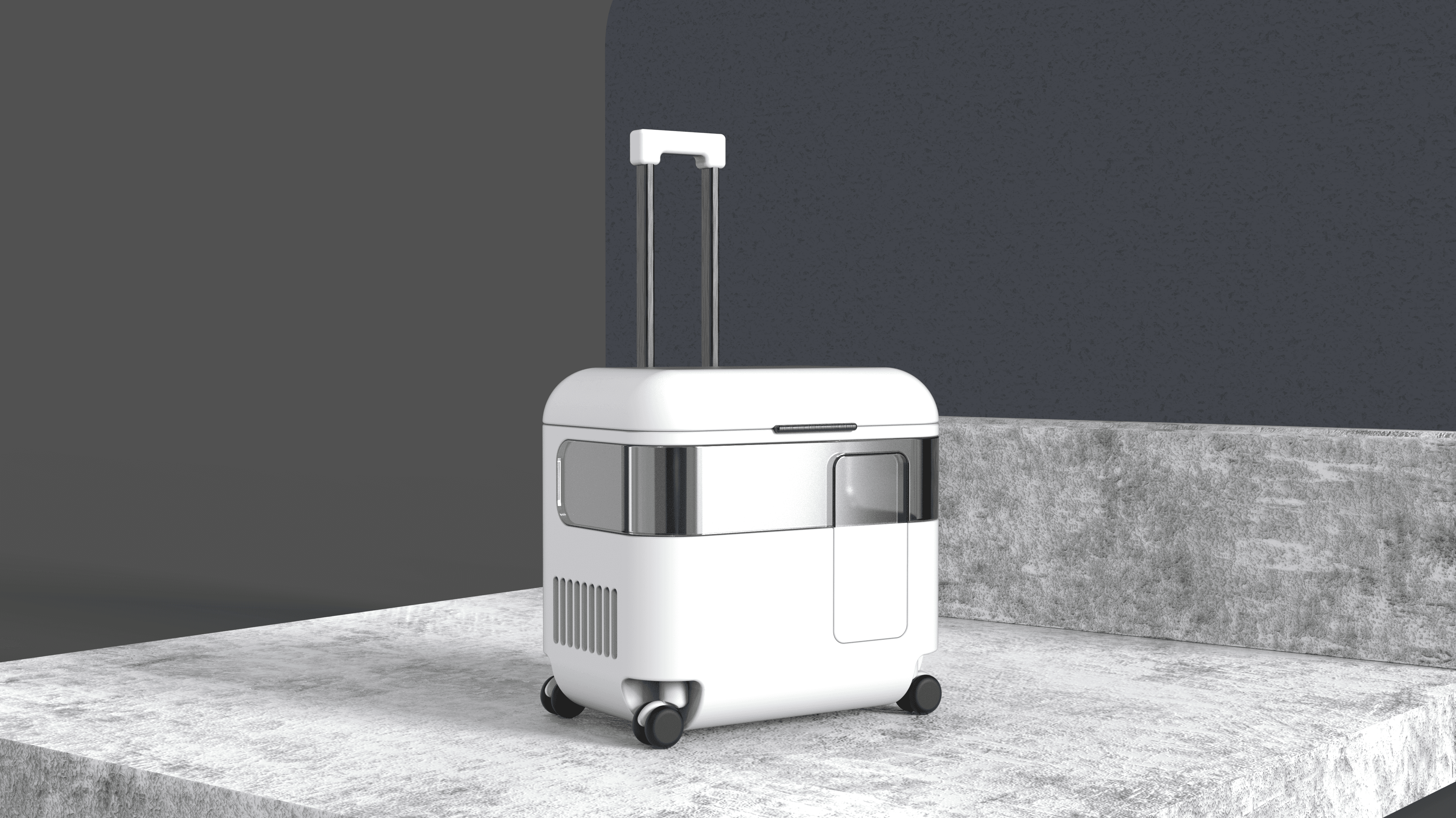 Stack of modern books and magazine with minimalist cover design on leather chair