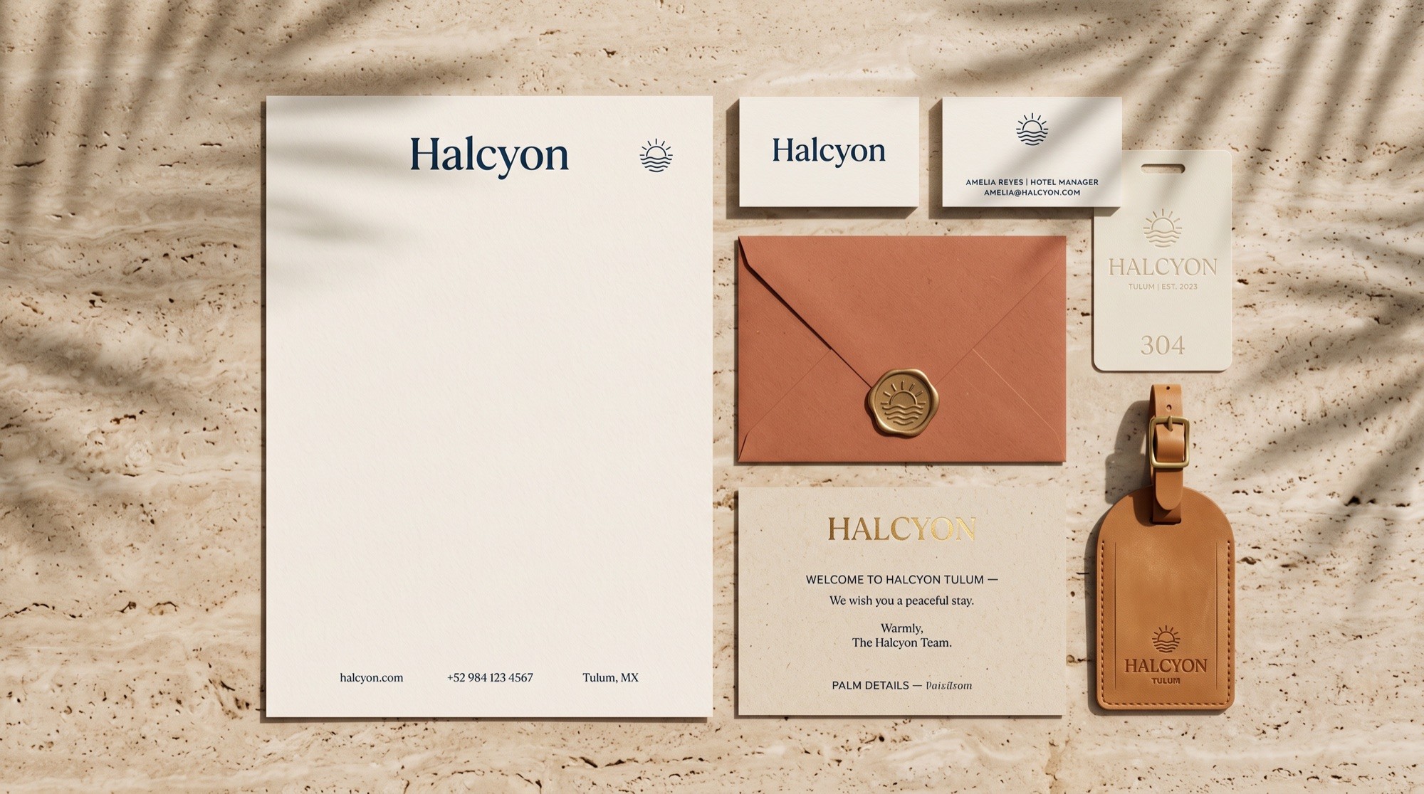 Halcyon’s booking flow runs on their existing engine; everything around it lives in Framer and is edited by the front-desk team.