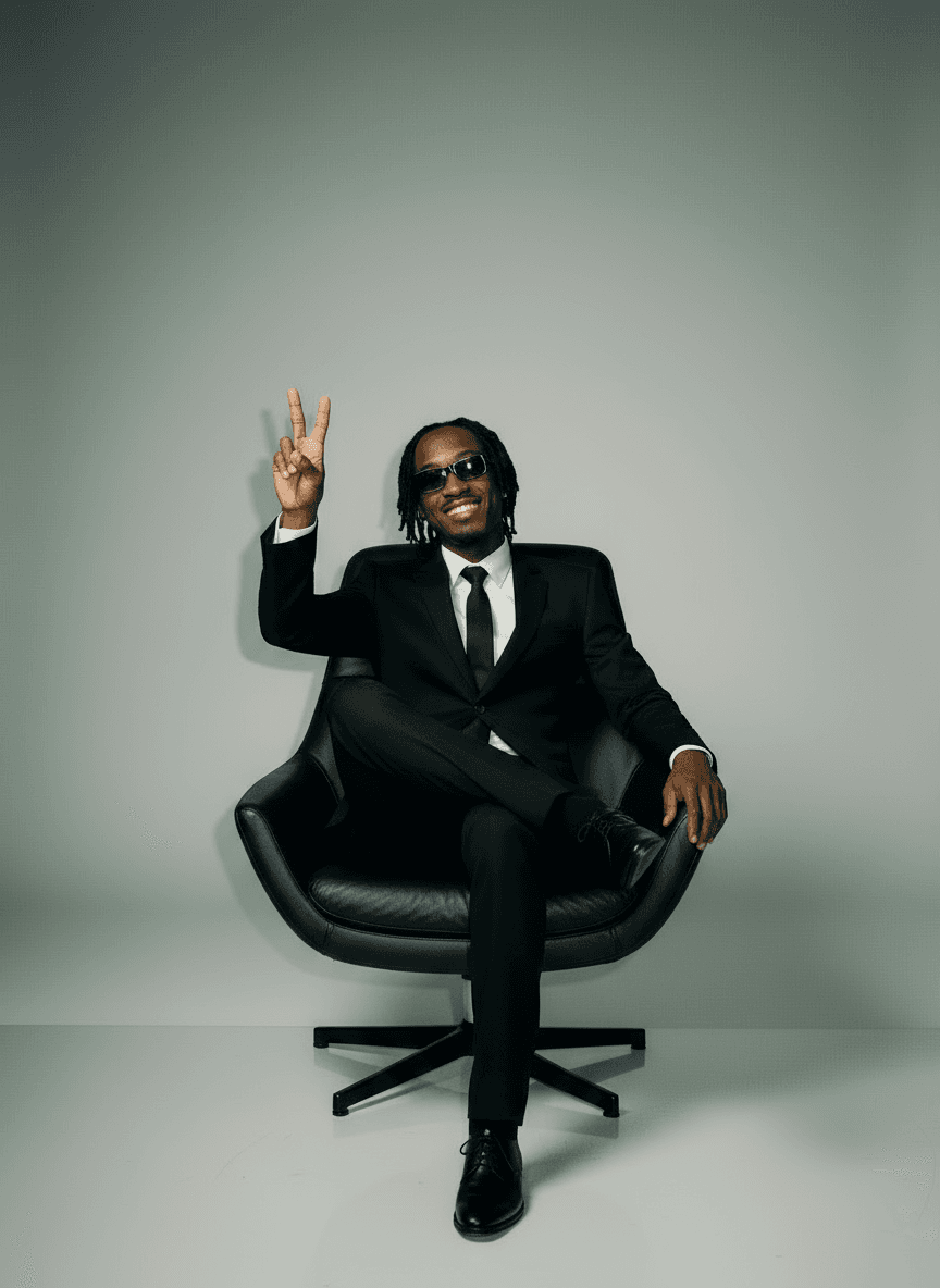 a blurry photo of a person standing in front of a wall