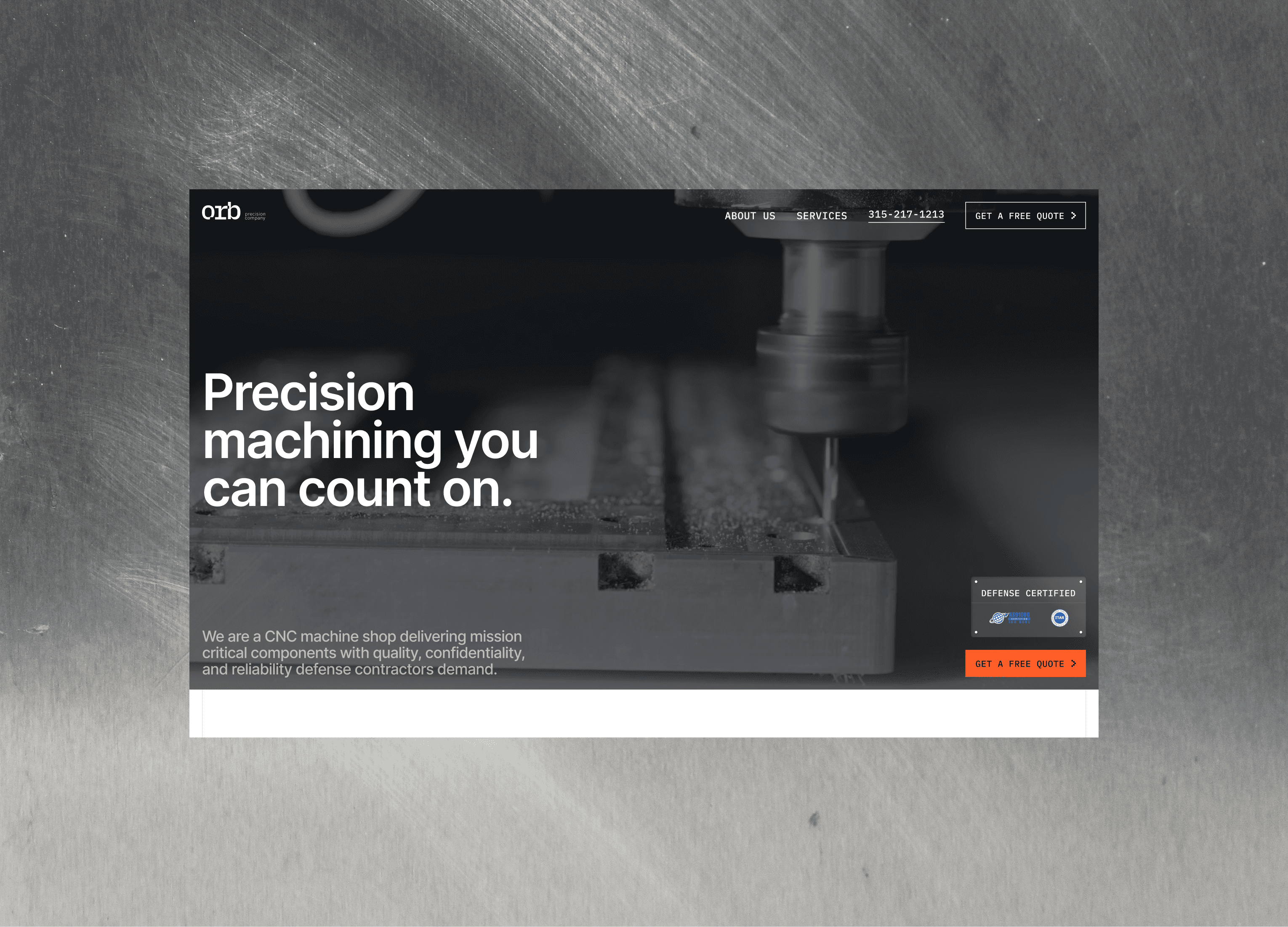 orb precision mockup