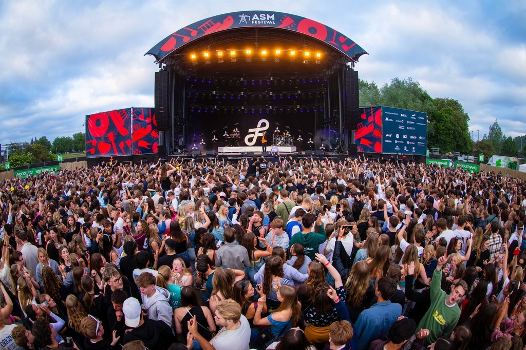 ASM Student Festival podium