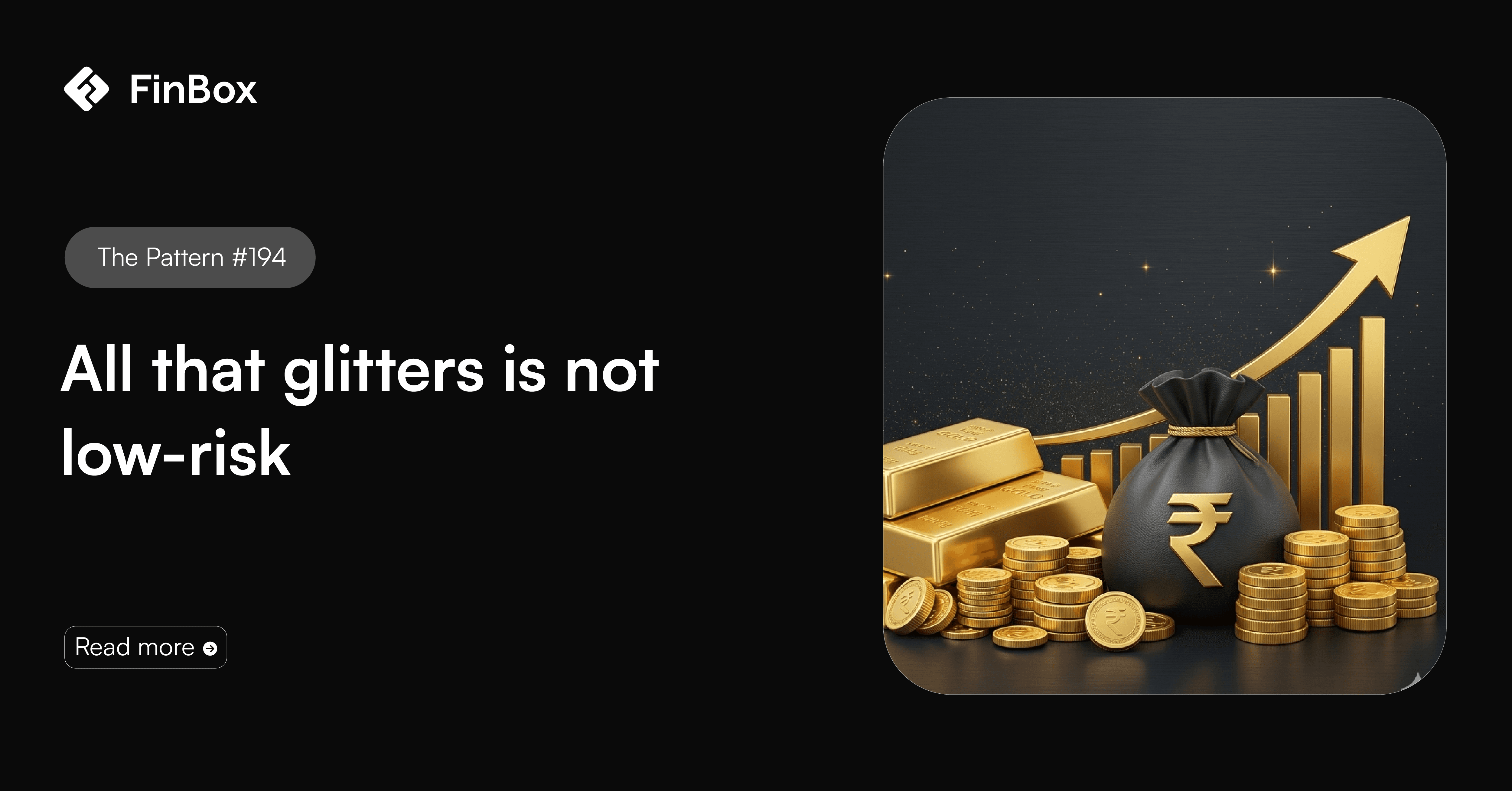 All that glitters is not low-risk