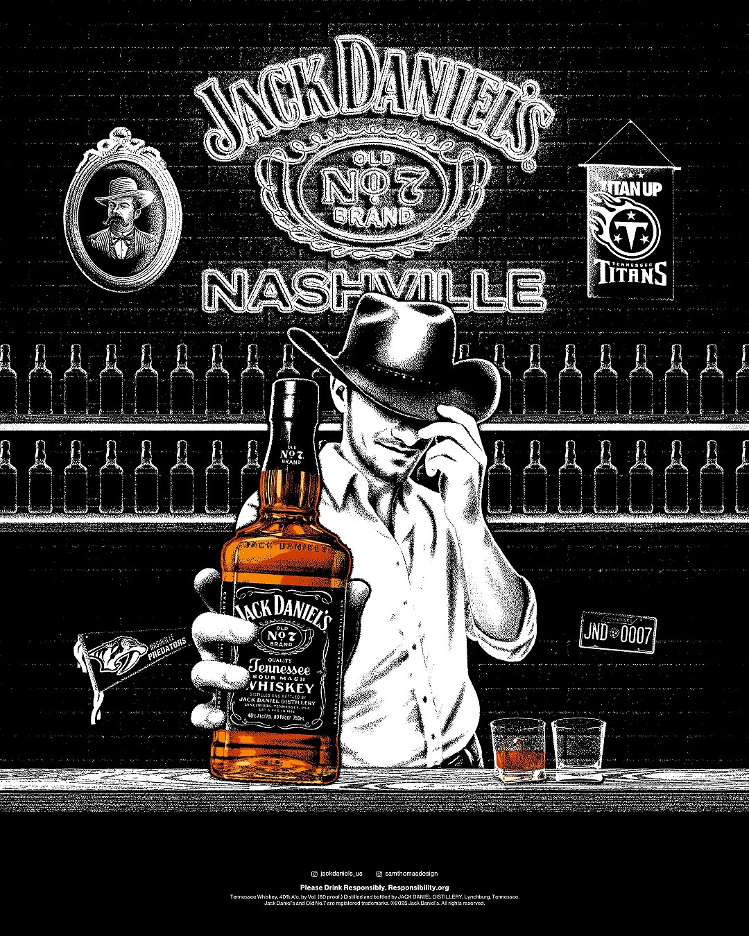 Jack Daniel's - Nashville Mural