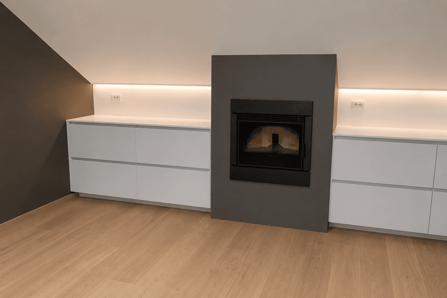 Project showcase image featuring a modern, refined interior.