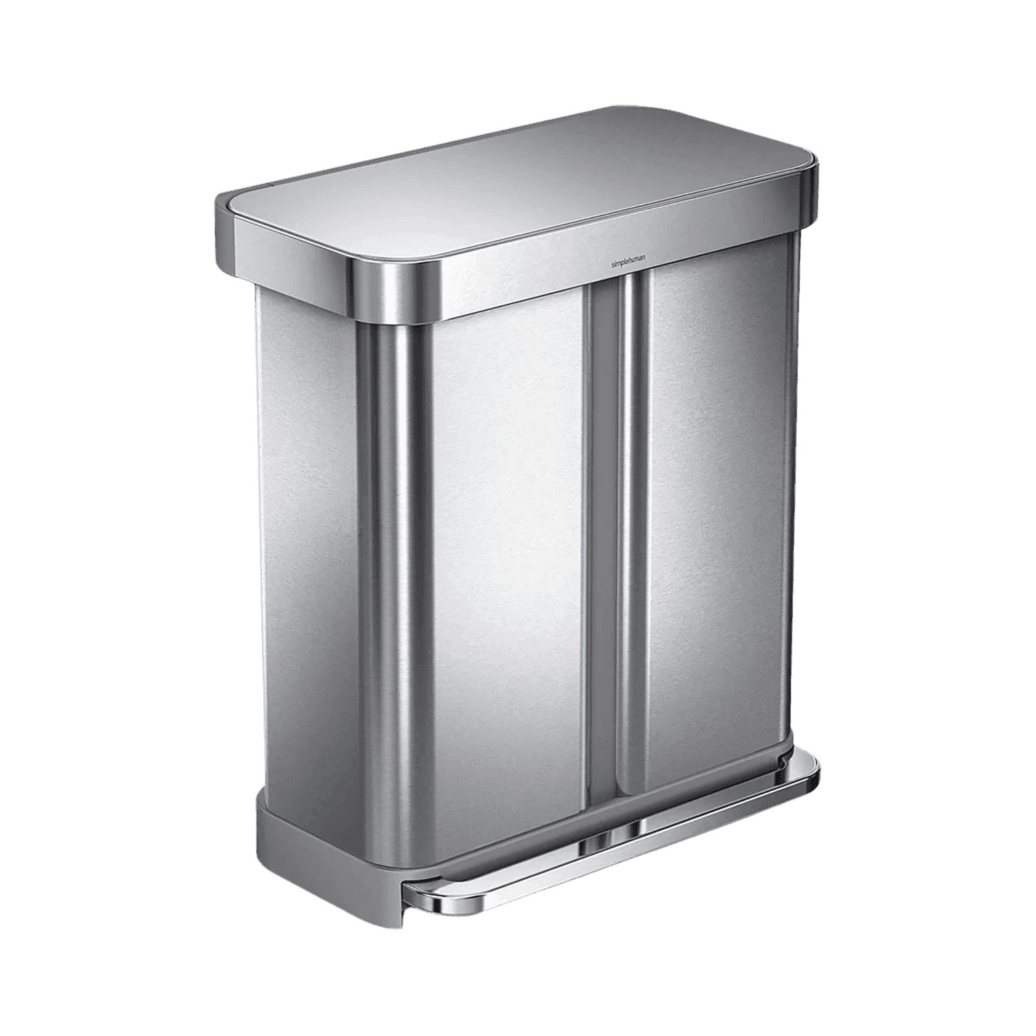 simplehuman Dual compartment rectangular step can
