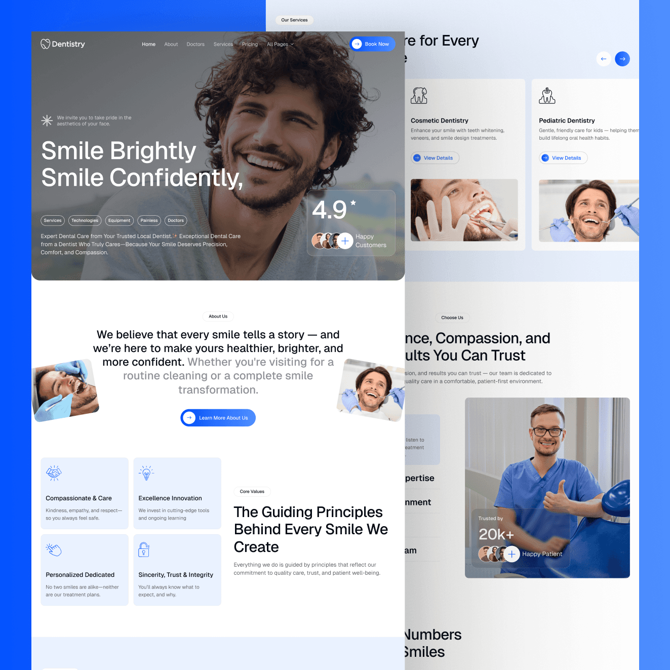 framer dentist template