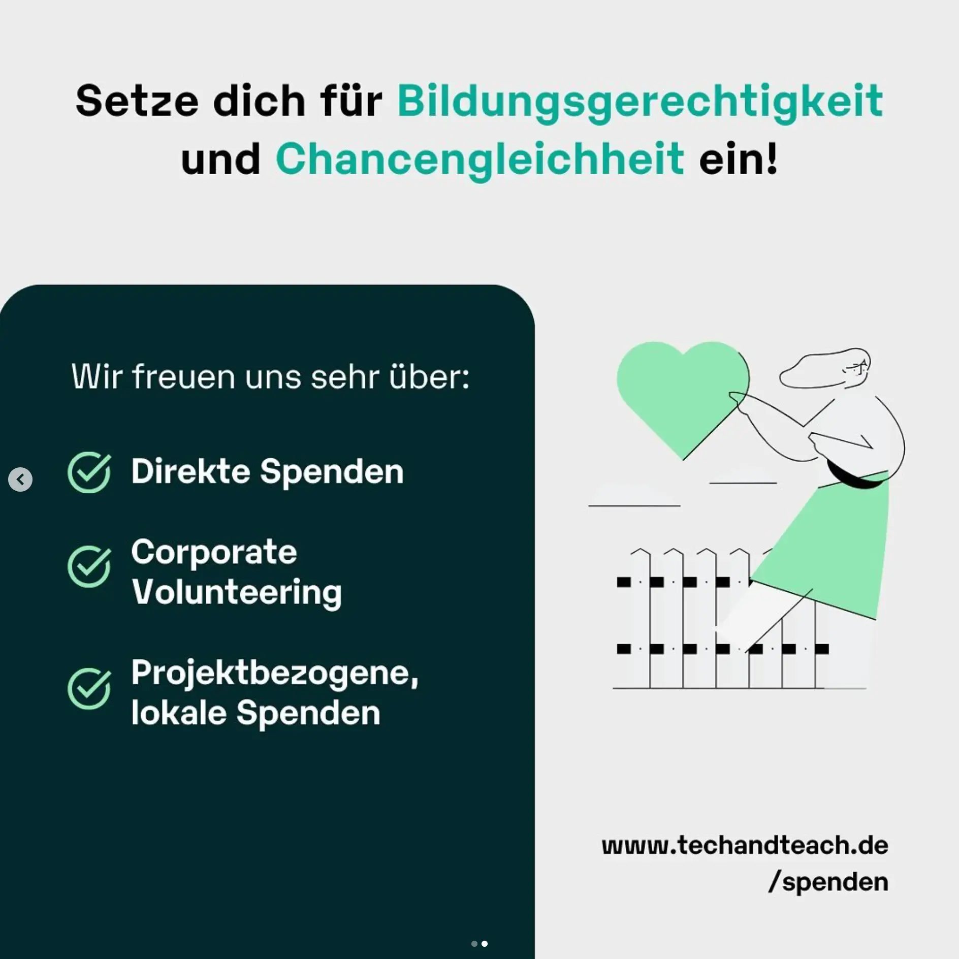 "Abitur ist erblich" Post tech & teach Slide 2