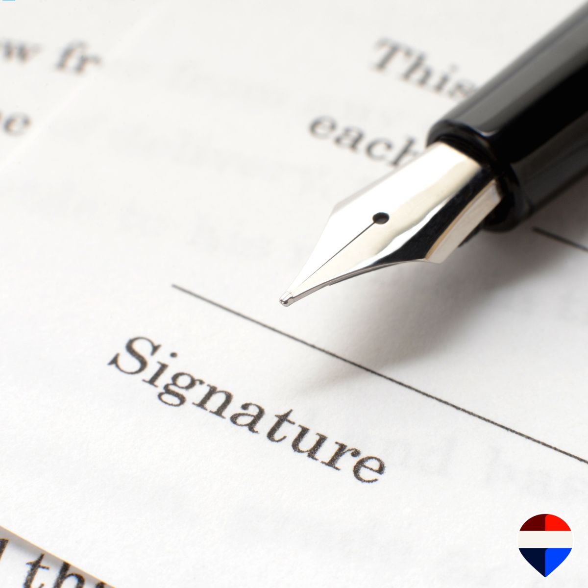 Signing the deed of sale before an Italian notary