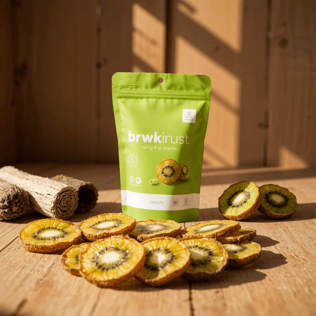 product photography of dried fruit snack