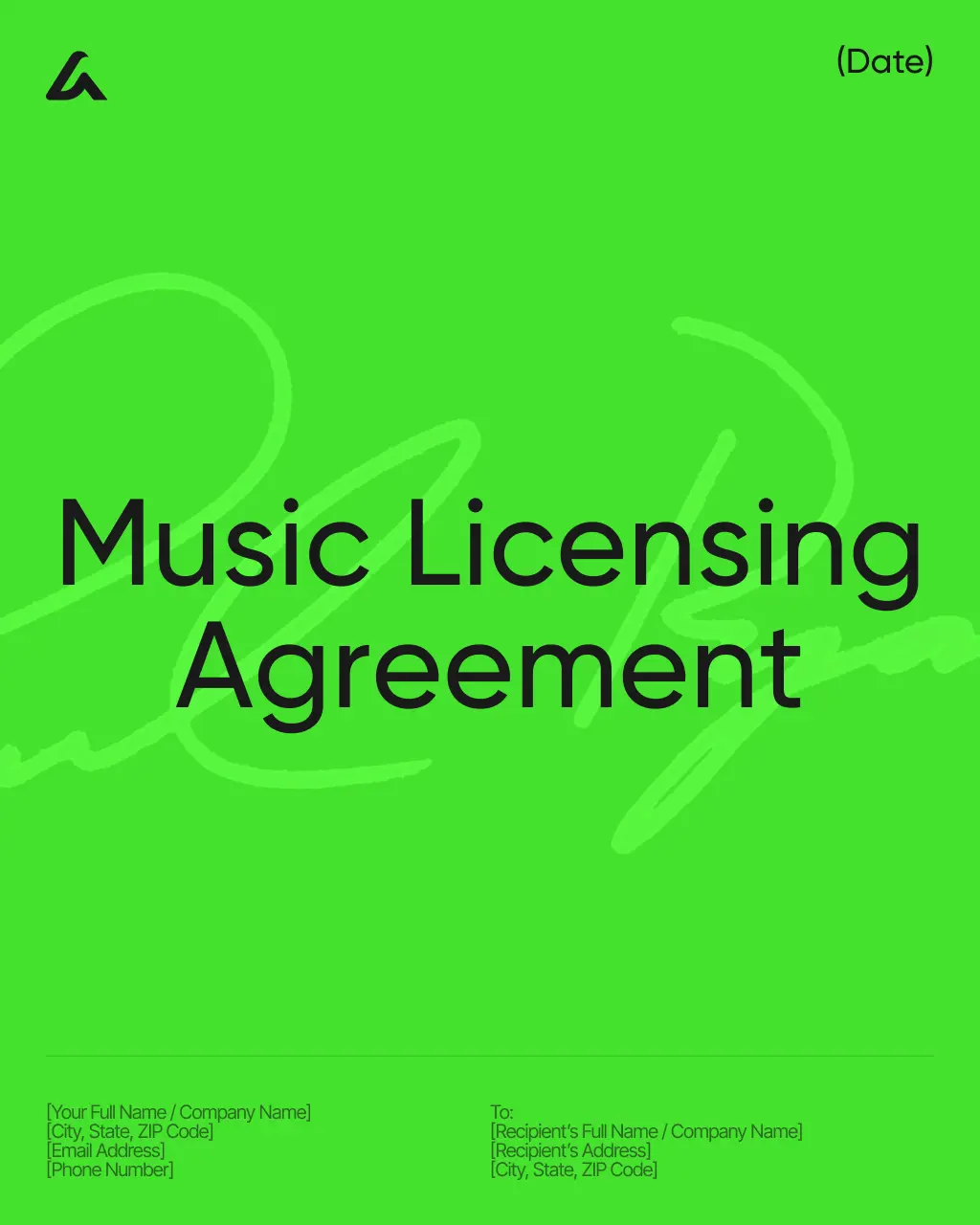 Music Licensing Agreement 