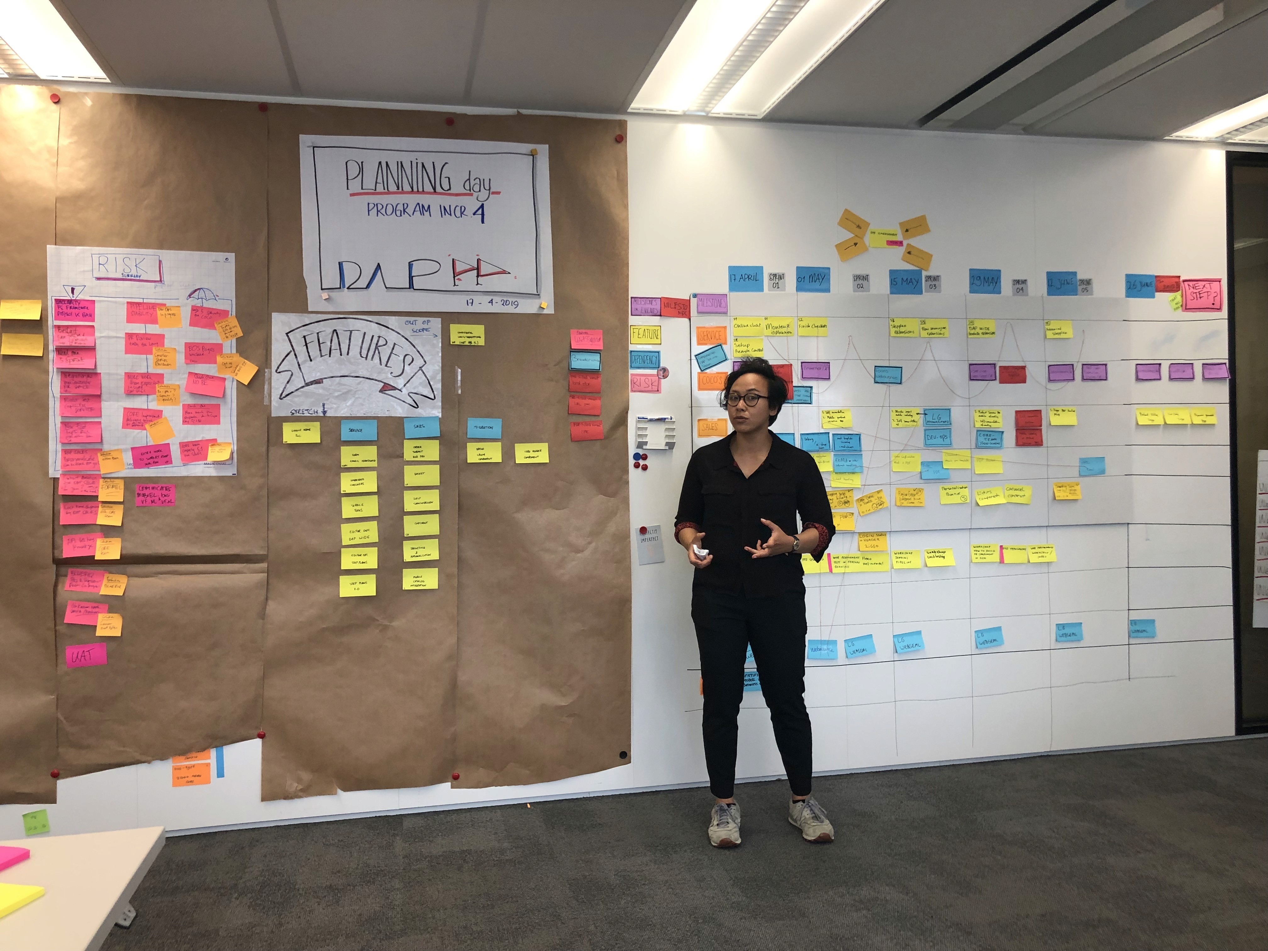 Nataria trainer tijdens workshop.