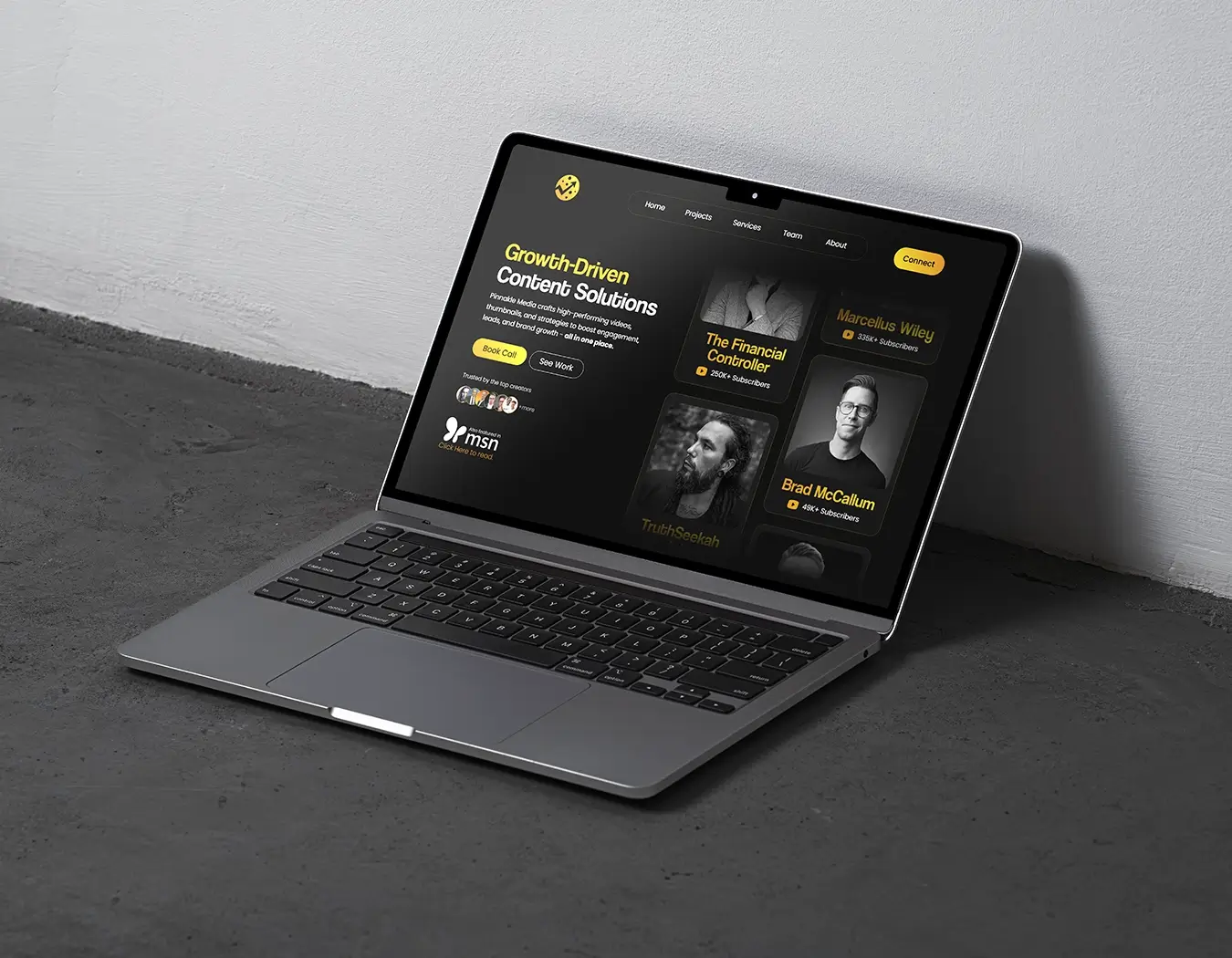 macbook pro turned on displaying music