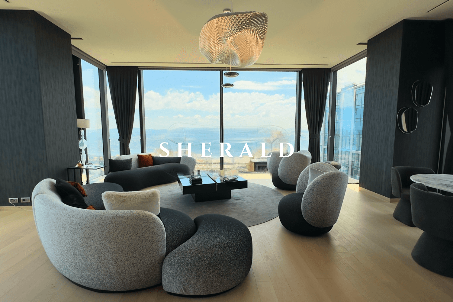 ciftci tower interior modern luxury apartment living room istanbul