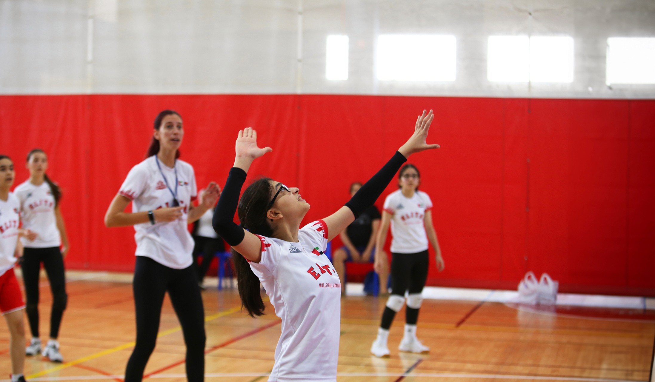 Elite Volleyball Girls Training in Dubai