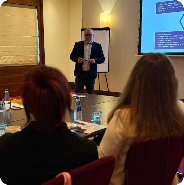 Marcin Dyrda szkoli 1 edycje GastroŚniadań