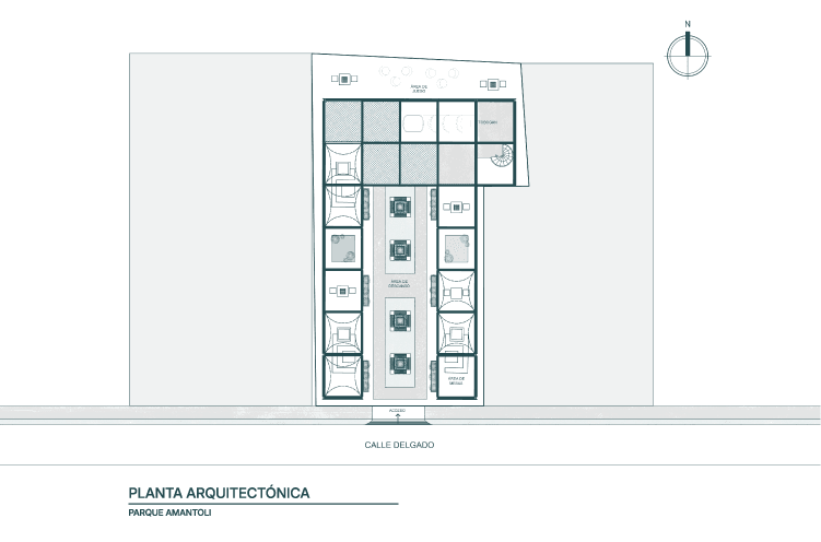 Orange glassy triangular objects