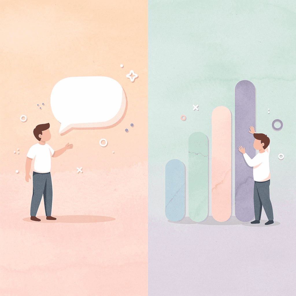 Illustration comparing ACT and SAT test-taking approaches