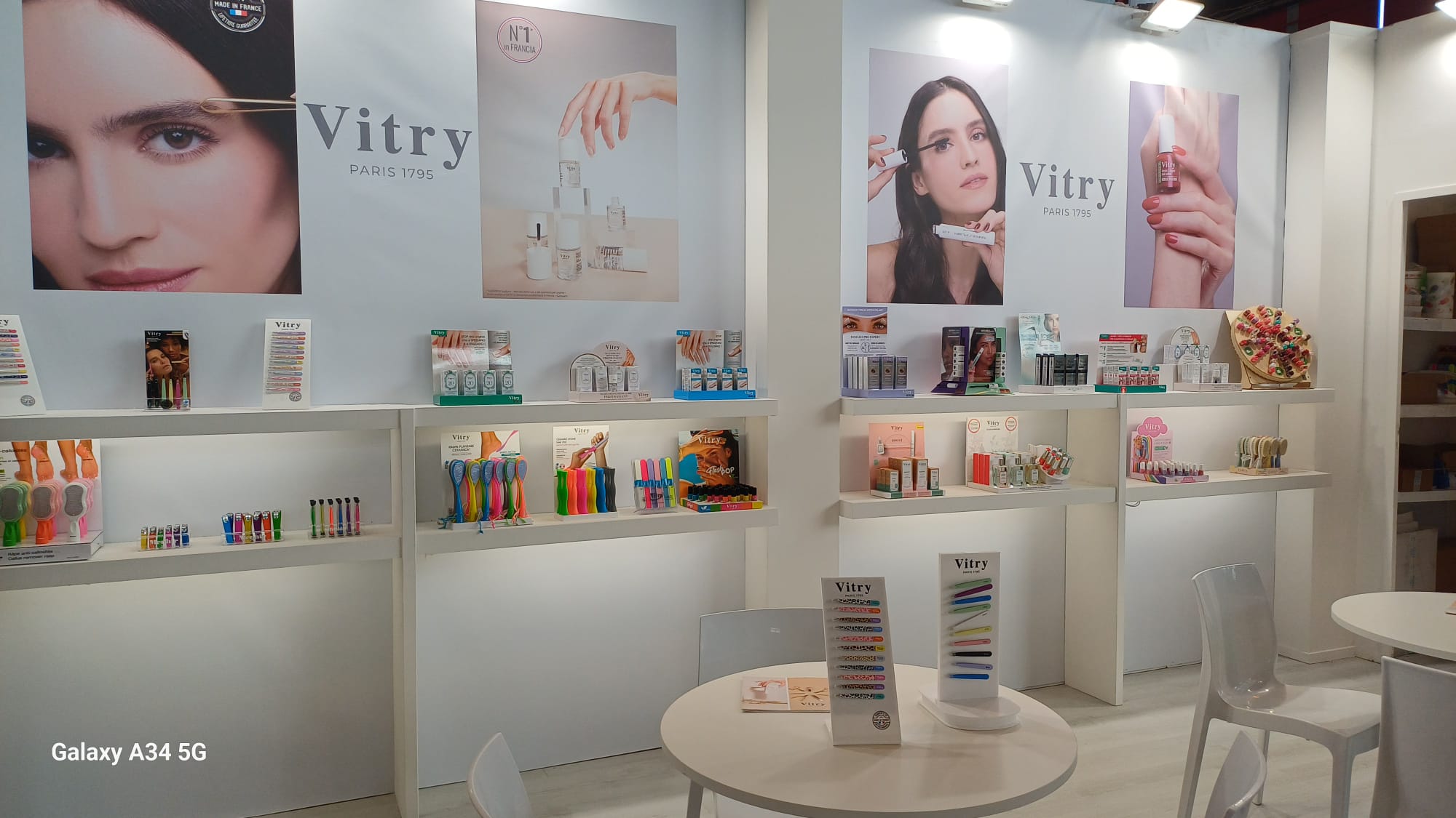 Woman with color palette