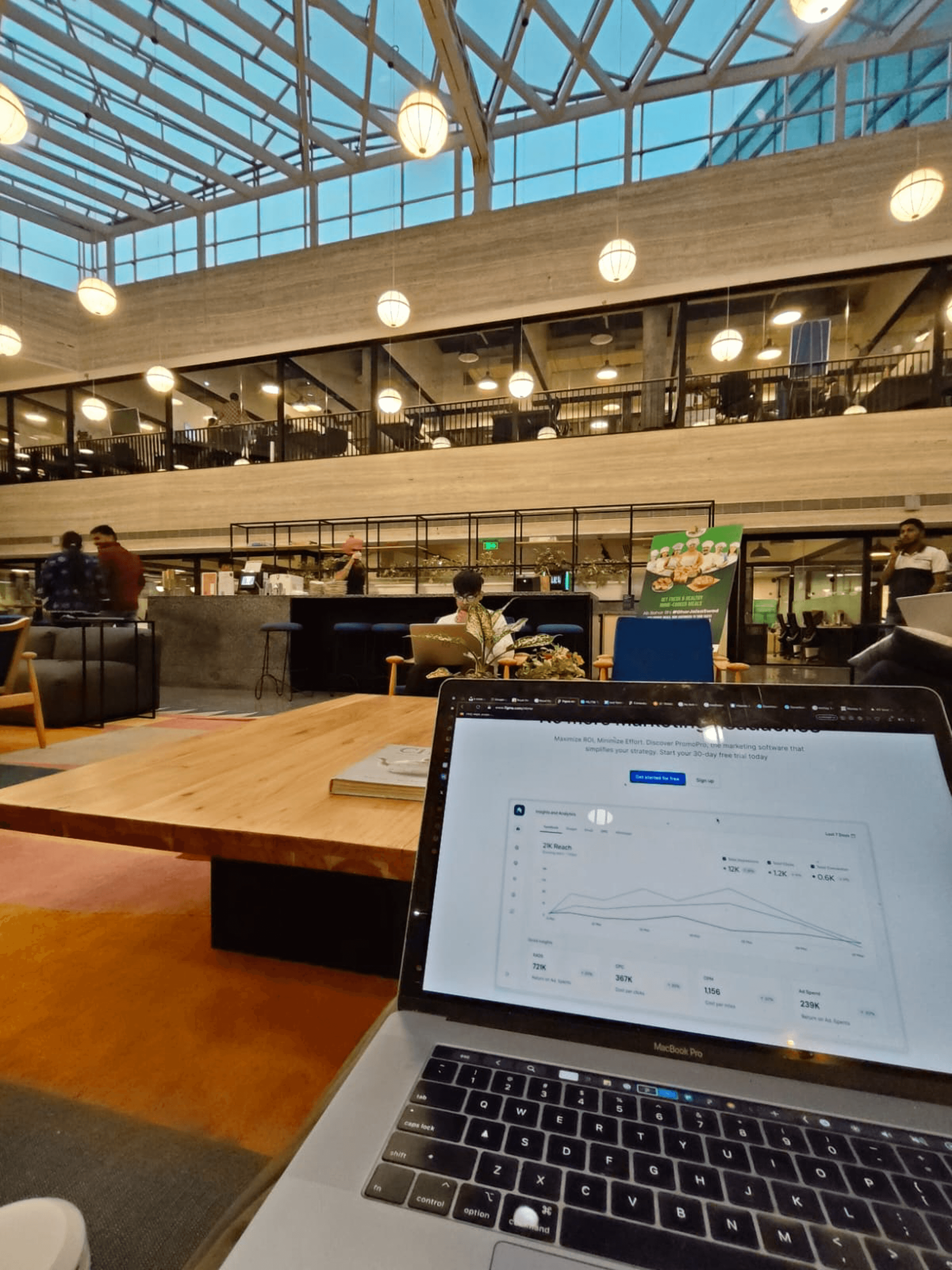 Women On Neon Background