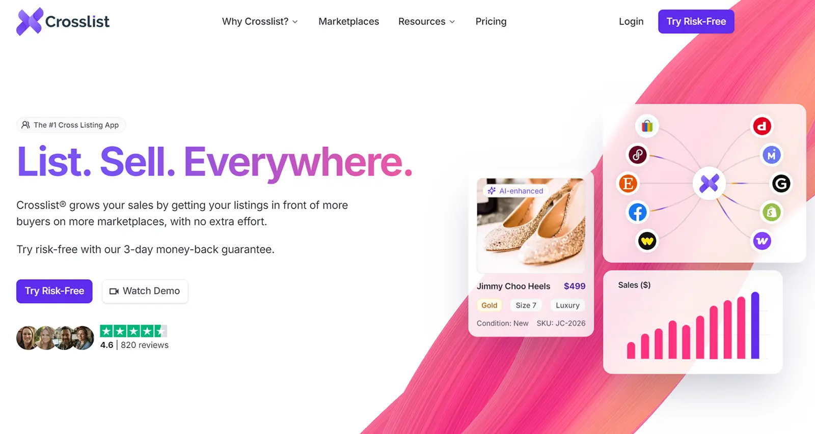 Crosslist Homepage