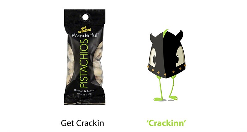 Pistachios and the helmet