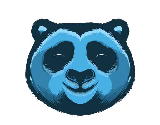 Logo Blue Panda
