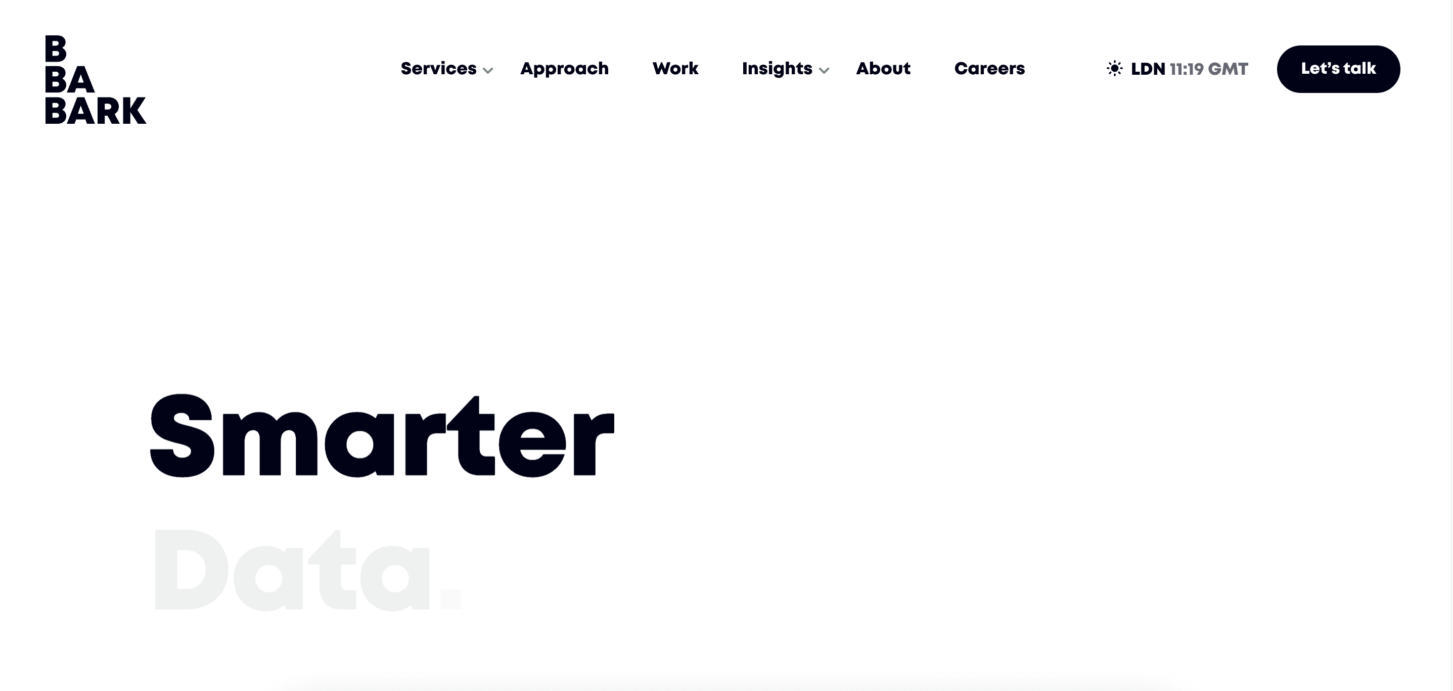 Barkherd Website Homepage