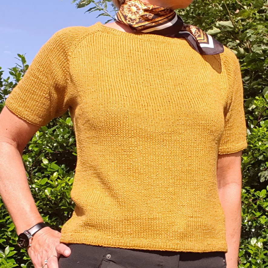 Wednesday tee knitting pattern, photo 3