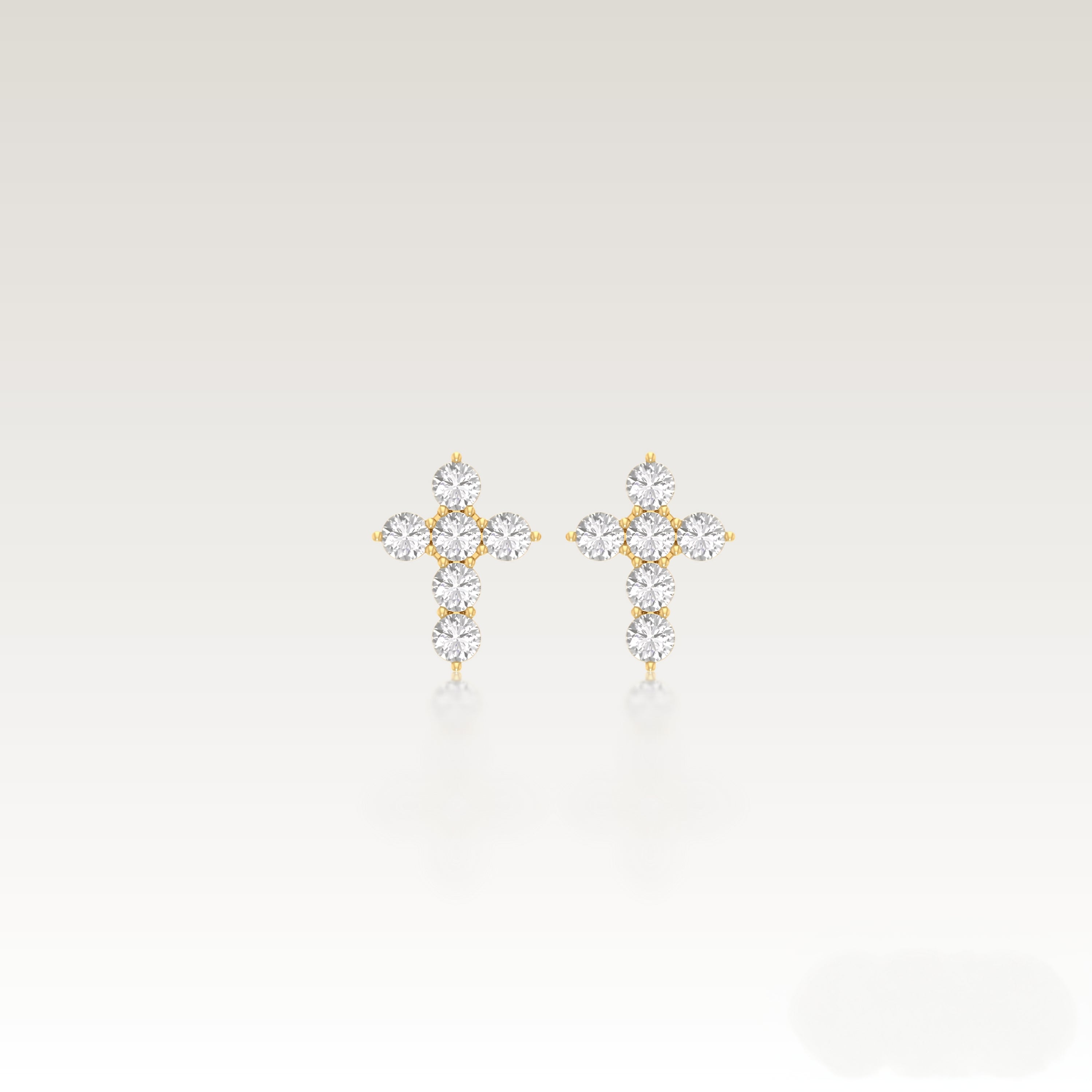 SAINT' Cross Earrings image 5