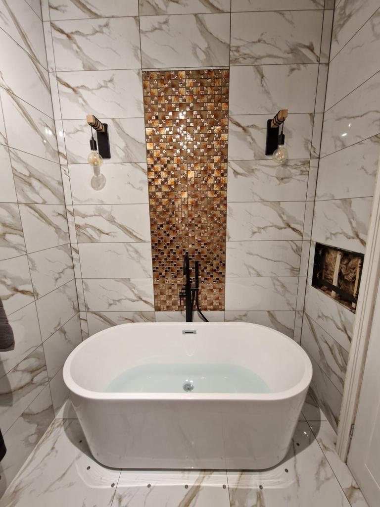 Image of a bathroom renovation.